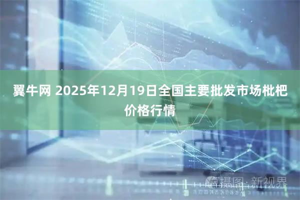 翼牛网 2025年12月19日全国主要批发市场枇杷价格行情